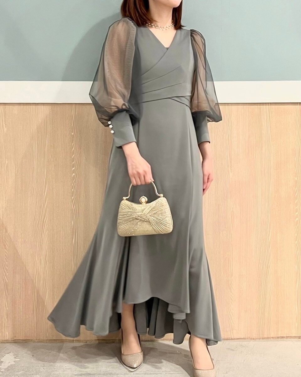 ☆新品☆ VALERIANE クロスデザインドレス 2wayパールドレス 結婚式